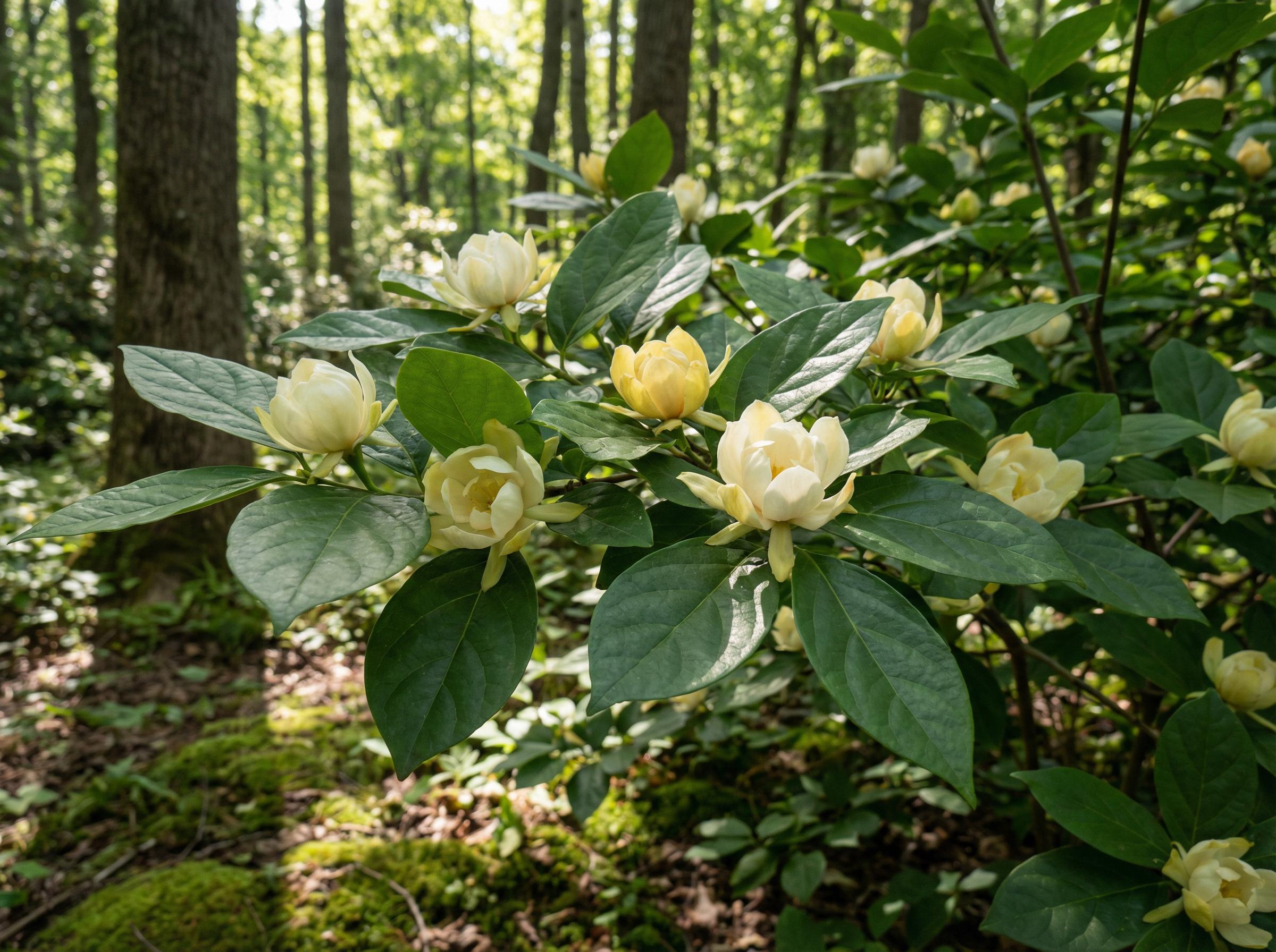 溏心vlog溏心vlog珍稀：夏蜡梅保护区实拍视频
